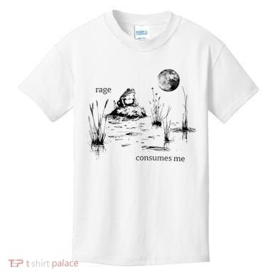 Rage Consumes Me Frog Funny Kids T-Shirt