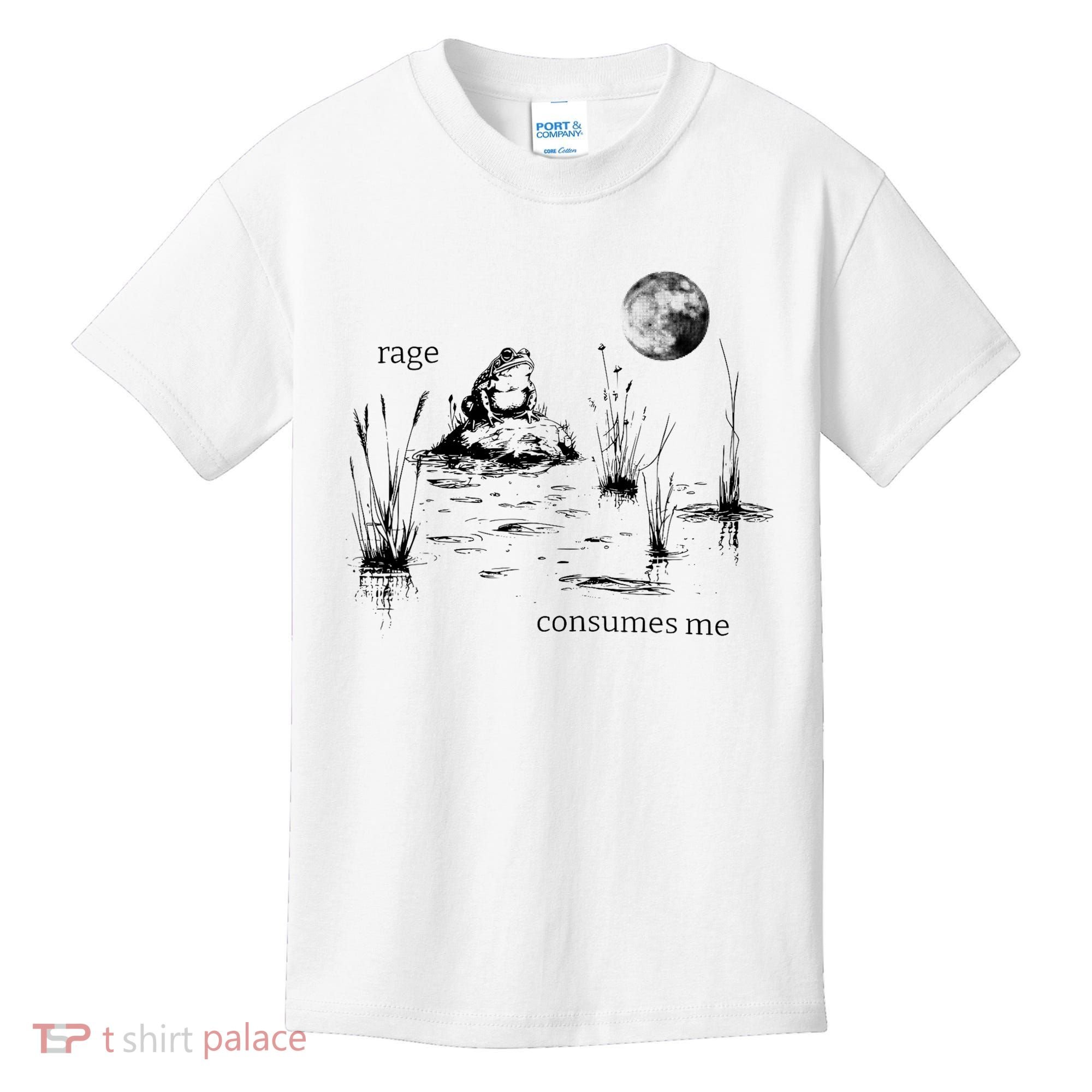 Rage Consumes Me Frog Funny Kids T-Shirt