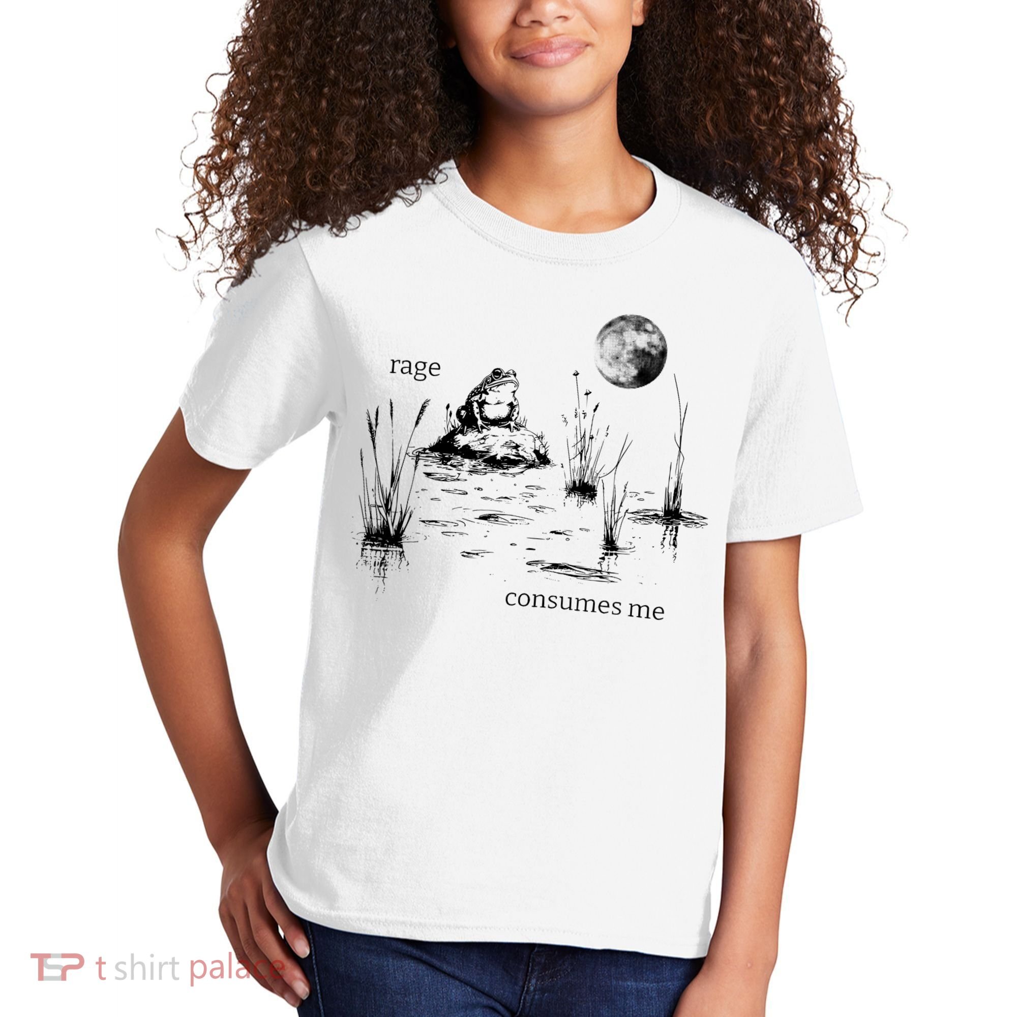 Rage Consumes Me Frog Funny Kids T-Shirt