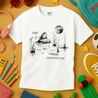 Rage Consumes Me Frog Funny Kids T-Shirt thumb 3