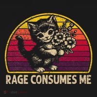 Rage Consumes Me Funny Cat Humor Joke Toddler Hoodie thumb 2