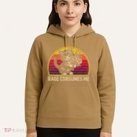 Rage Consumes Me Funny Cat Humor Joke Hoodie thumb 5