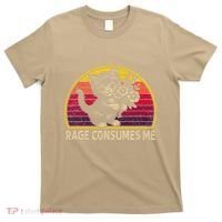 Rage Consumes Me Funny Cat Humor Joke T-Shirt thumb 0