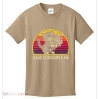 Rage Consumes Me Funny Cat Humor Joke Kids T-Shirt thumb 0