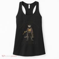 Rage Consumes Me Partner Funny Western Cowboy Cat Women's Tank Top thumb 0