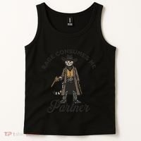 Rage Consumes Me Partner Funny Western Cowboy Cat Tank Top thumb 2