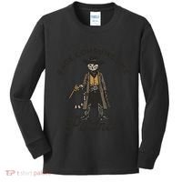 Rage Consumes Me Partner Funny Western Cowboy Cat Kids Long Sleeve Shirt thumb 0