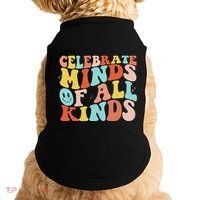 Retro Celebrate Minds Of All Kinds Doggie Tank thumb 0