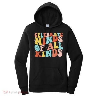 Retro Celebrate Minds Of All Kinds Women's Hoodie