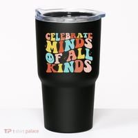 Retro Celebrate Minds Of All Kinds Tumbler thumb 0