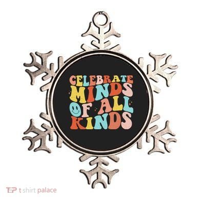 Retro Celebrate Minds Of All Kinds Ornament