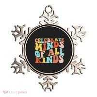 Retro Celebrate Minds Of All Kinds Ornament thumb 0