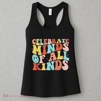 Retro Celebrate Minds Of All Kinds Women's Tank Top thumb 3