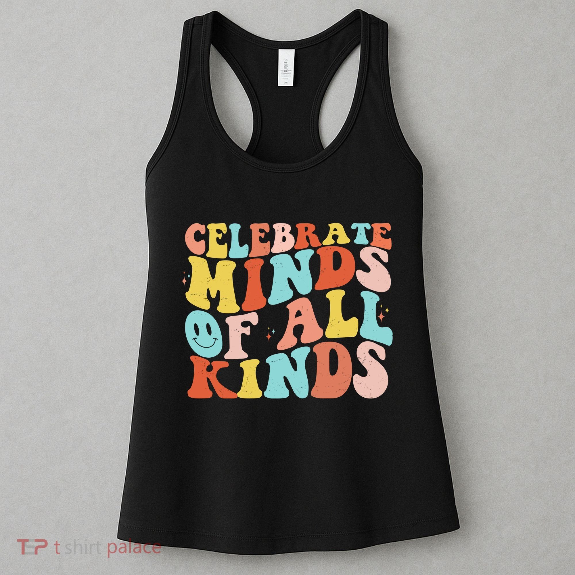 Retro Celebrate Minds Of All Kinds Women's Tank Top