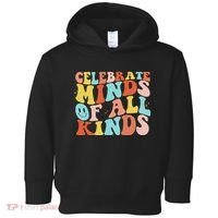 Retro Celebrate Minds Of All Kinds Toddler Hoodie thumb 0