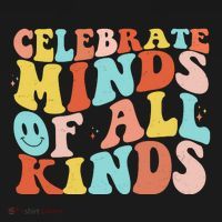 Retro Celebrate Minds Of All Kinds Toddler Hoodie thumb 2
