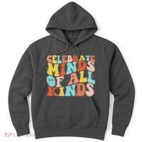 Retro Celebrate Minds Of All Kinds Hoodie thumb 0