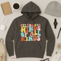 Retro Celebrate Minds Of All Kinds Hoodie thumb 3