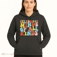 Retro Celebrate Minds Of All Kinds Hoodie thumb 5