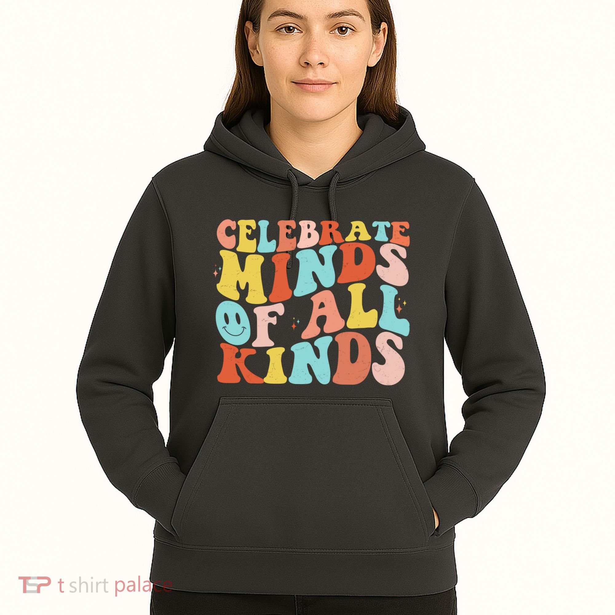 Retro Celebrate Minds Of All Kinds Hoodie