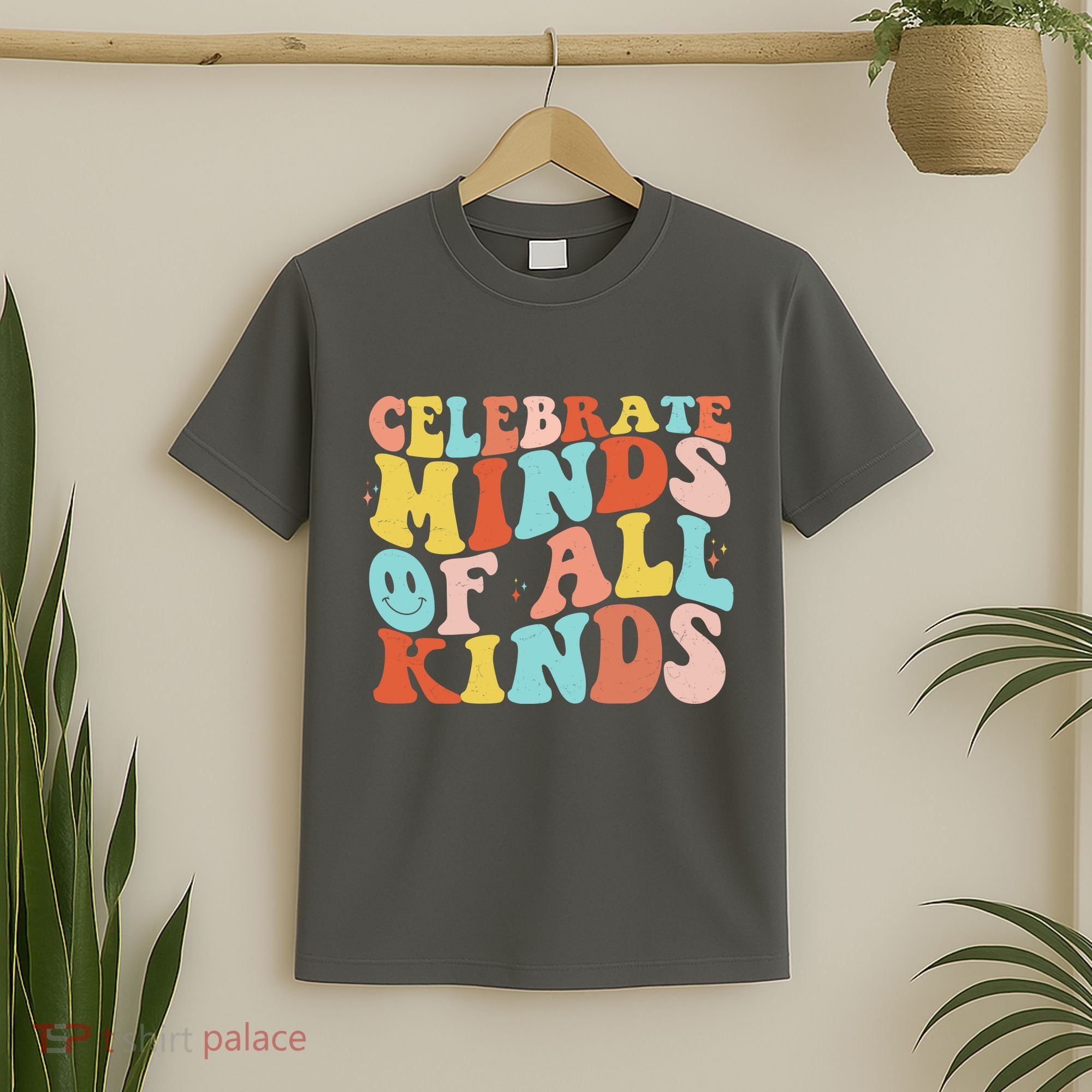 Retro Celebrate Minds Of All Kinds T-Shirt