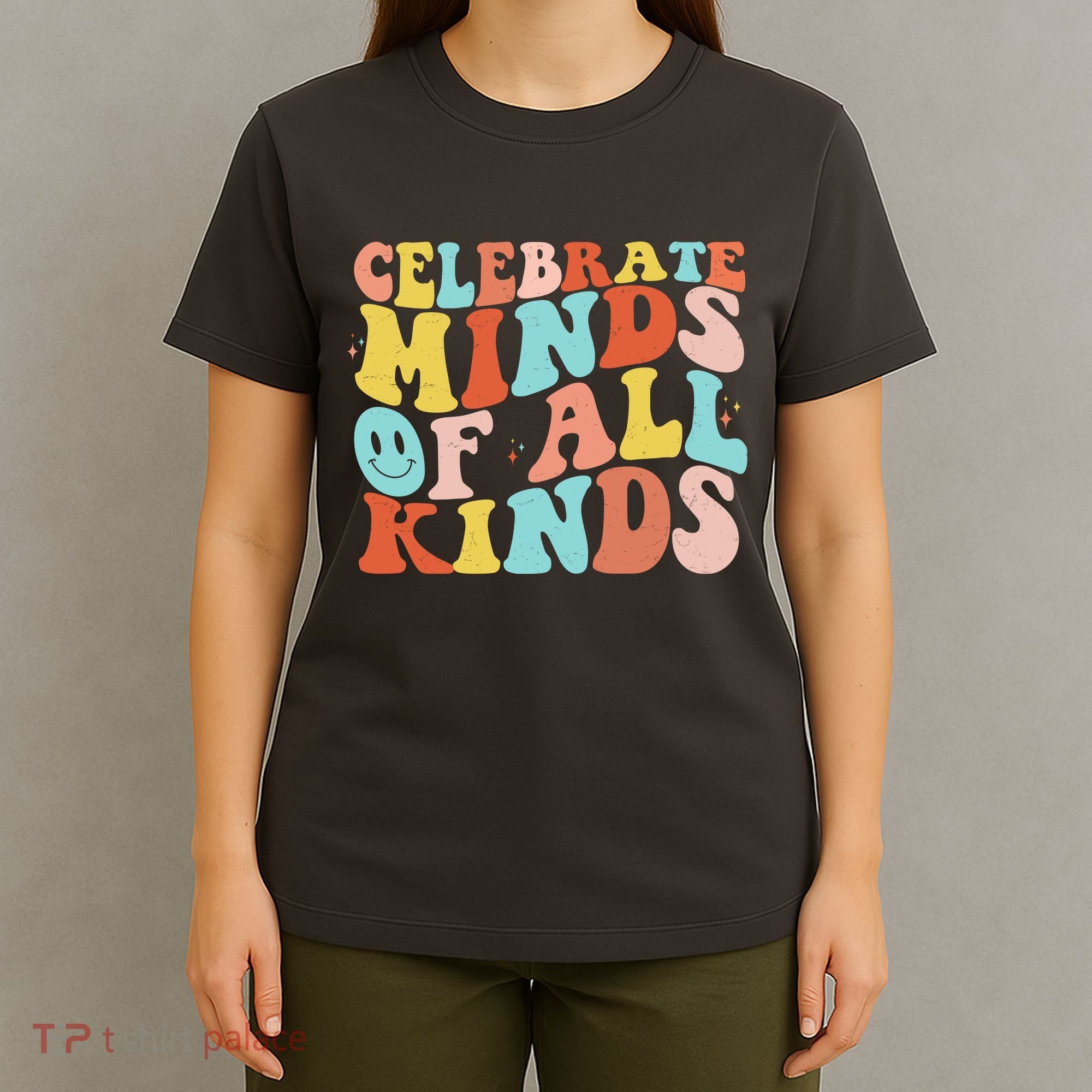 Retro Celebrate Minds Of All Kinds T-Shirt