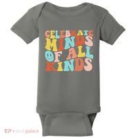 Retro Celebrate Minds Of All Kinds Baby Bodysuit thumb 0