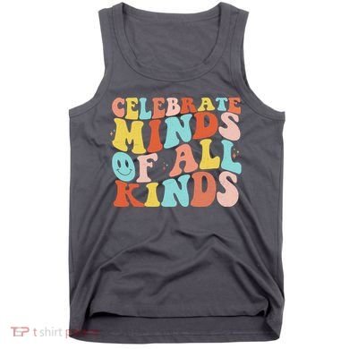 Retro Celebrate Minds Of All Kinds Tank Top