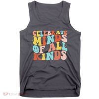 Retro Celebrate Minds Of All Kinds Tank Top thumb 0