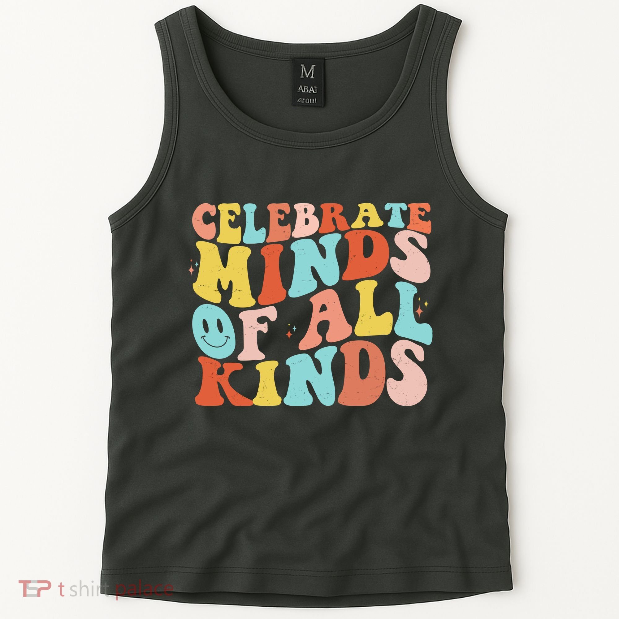 Retro Celebrate Minds Of All Kinds Tank Top