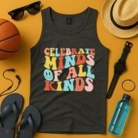 Retro Celebrate Minds Of All Kinds Tank Top thumb 4