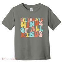 Retro Celebrate Minds Of All Kinds Toddler T-Shirt thumb 0