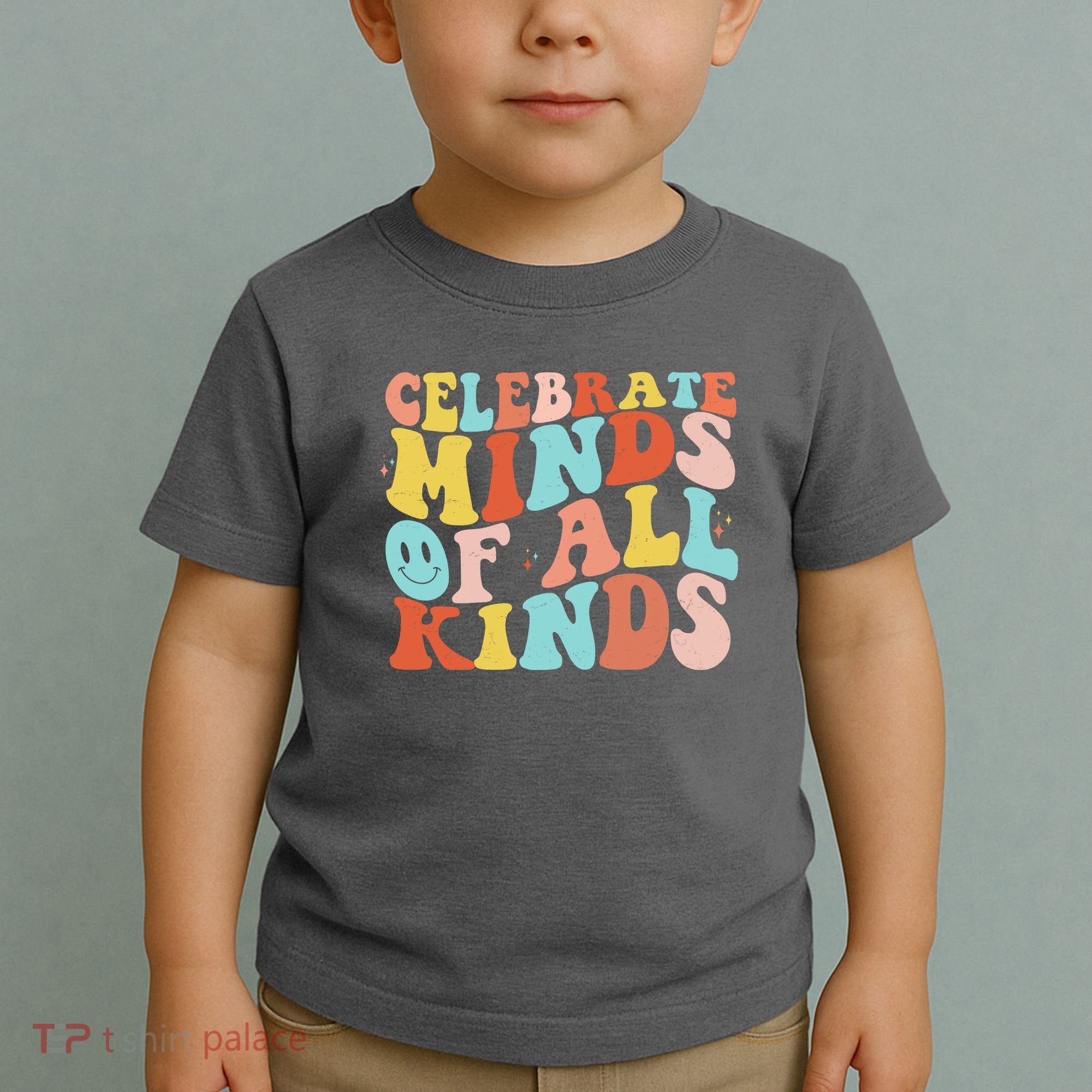 Retro Celebrate Minds Of All Kinds Toddler T-Shirt