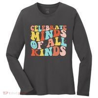 Retro Celebrate Minds Of All Kinds Women's Long Sleeve Shirt thumb 0