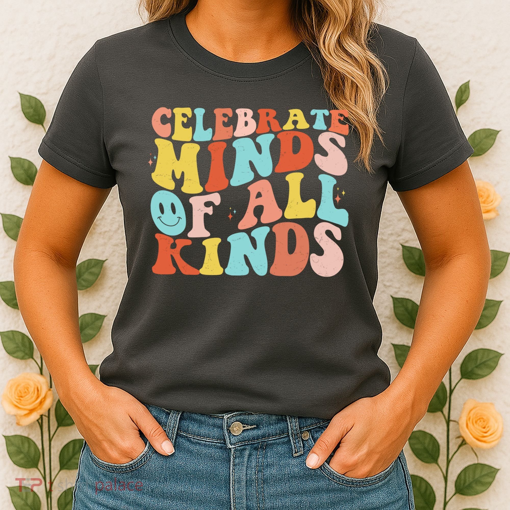Retro Celebrate Minds Of All Kinds Women's T-Shirt