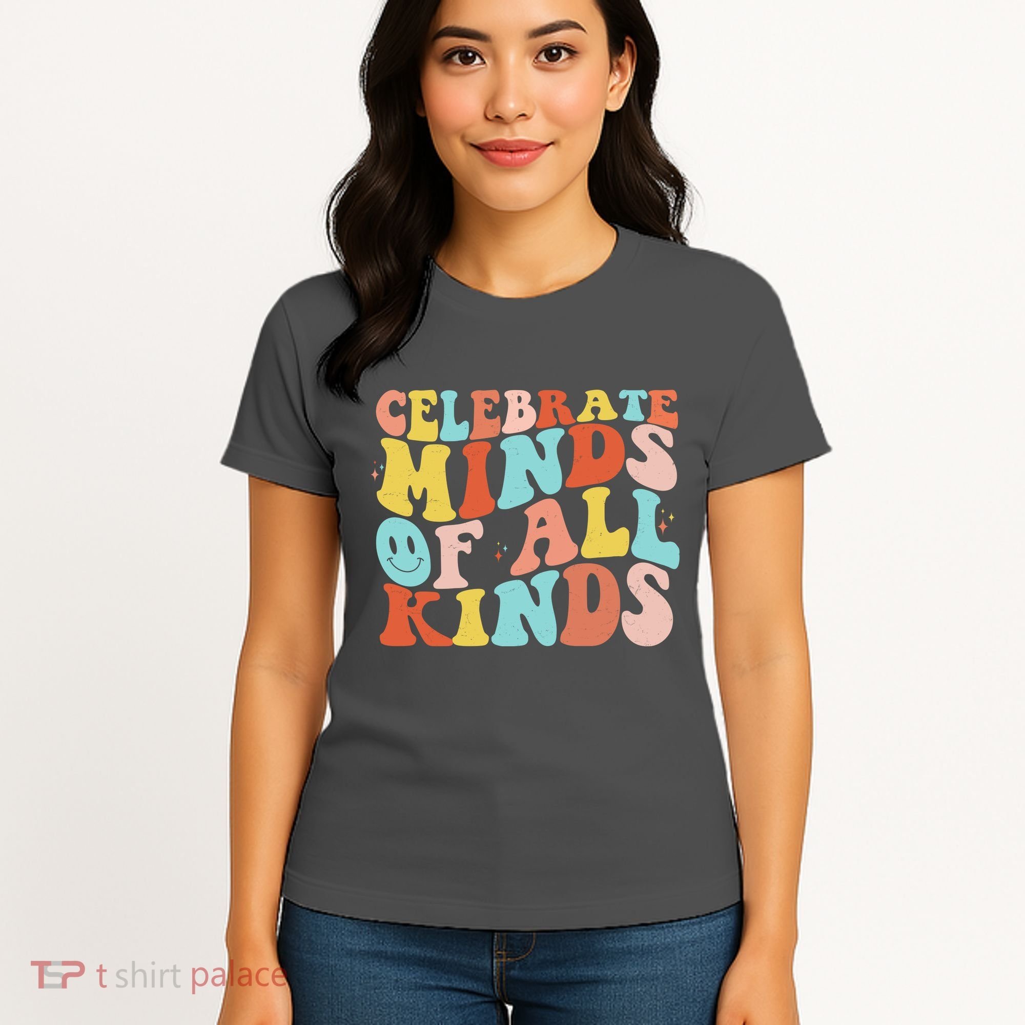 Retro Celebrate Minds Of All Kinds Women's T-Shirt