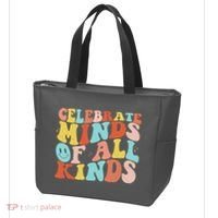 Retro Celebrate Minds Of All Kinds Tote Bag thumb 3