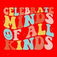 Retro Celebrate Minds Of All Kinds Santa Hat thumb 1
