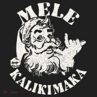 Retro Christmas Mele Kalikimaka Santa Claus Shaka Hawaii Hat thumb 2