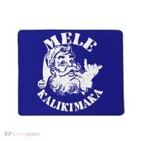 Retro Christmas Mele Kalikimaka Santa Claus Shaka Hawaii Mousepad thumb 0