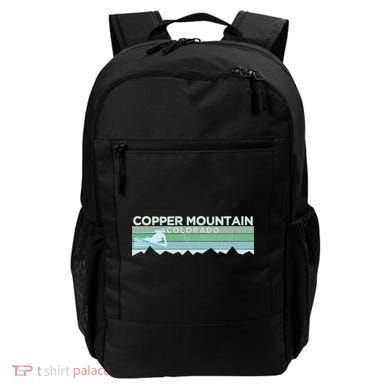 Retro Copper Mountain Colorado Distressed Skiing Backpack