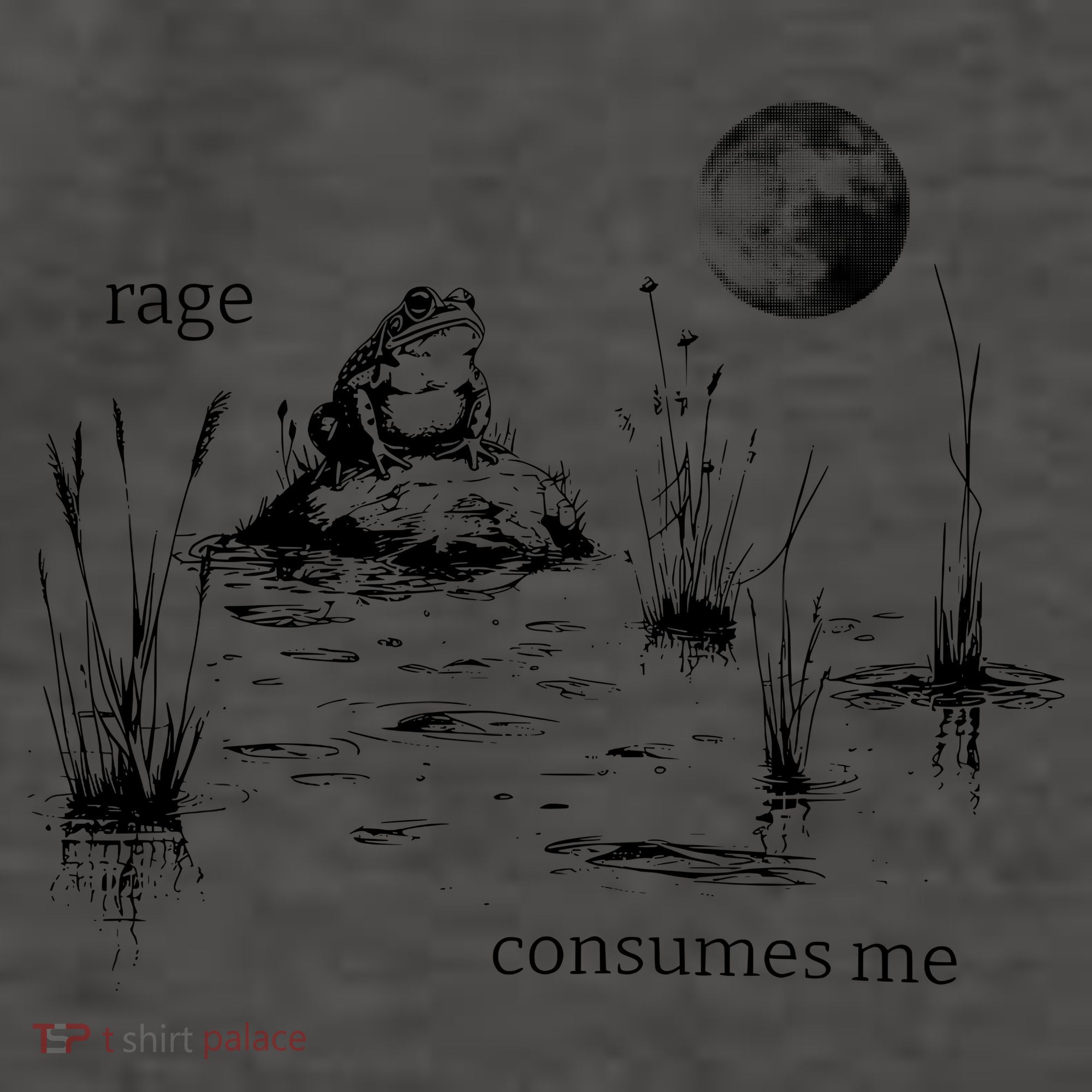 Rage Consumes Me Frog Funny Vector Backpack