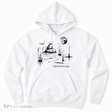 Rage Consumes Me Frog Funny Hoodie