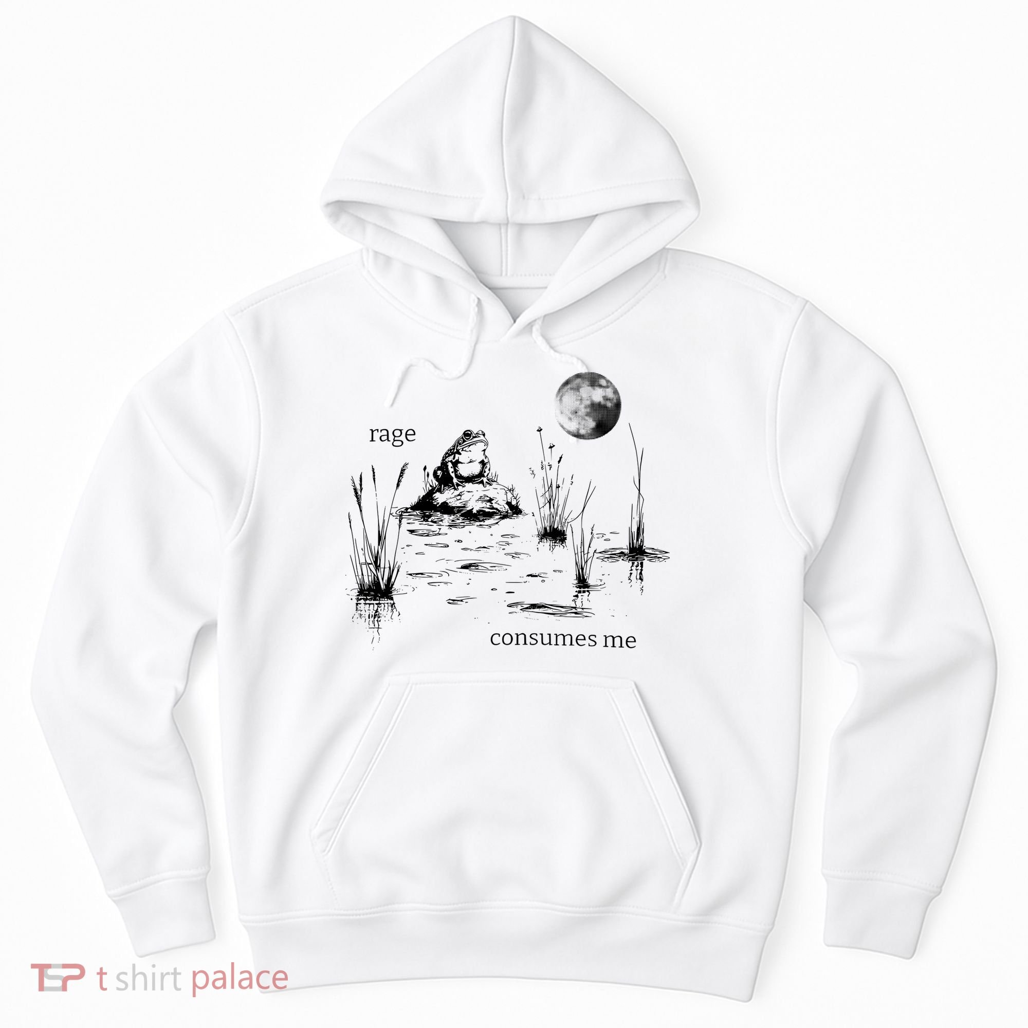 Rage Consumes Me Frog Funny Hoodie