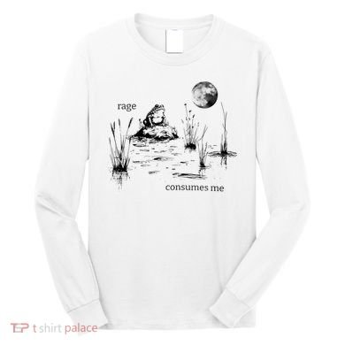 Rage Consumes Me Frog Funny Long Sleeve Shirt