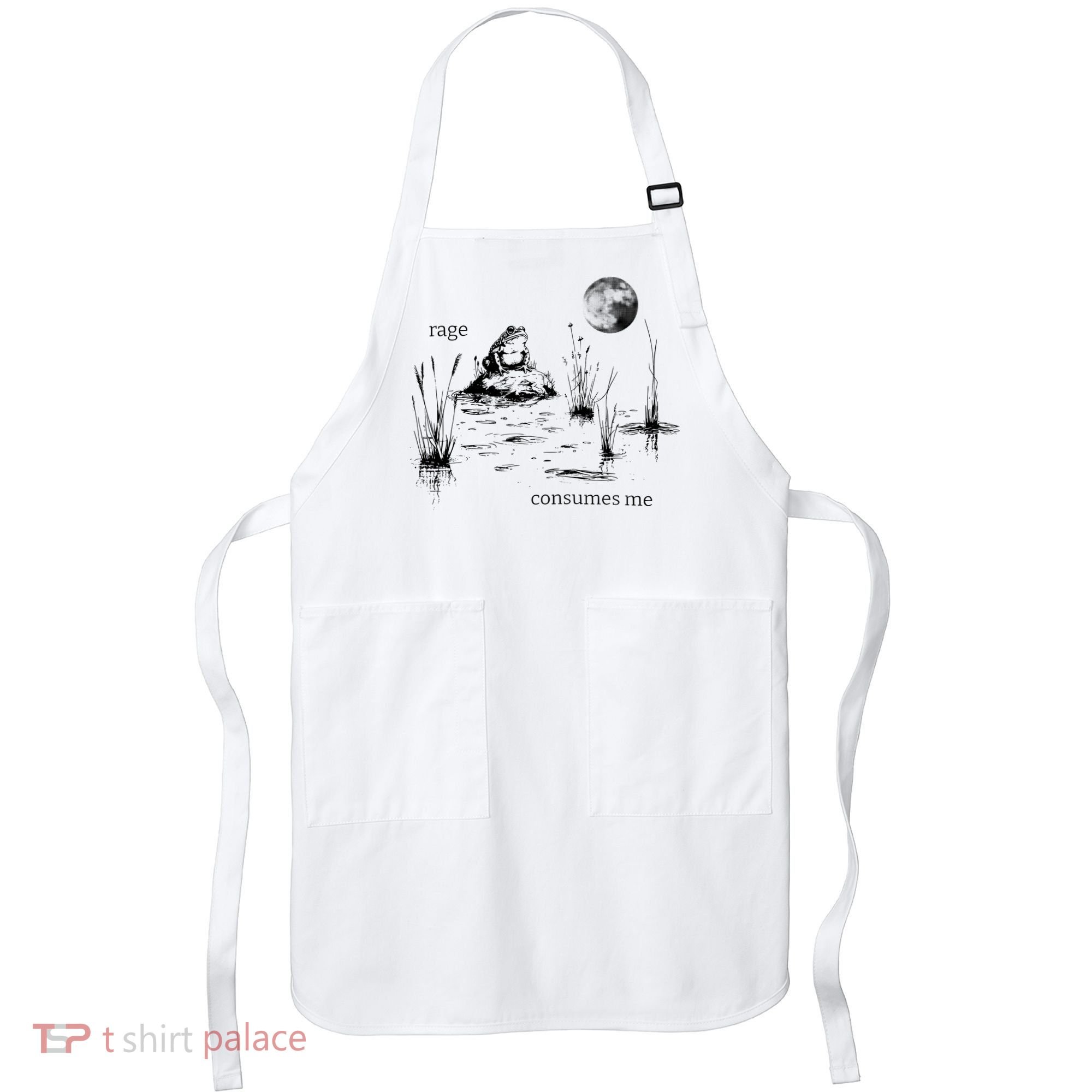 Rage Consumes Me Frog Funny Apron