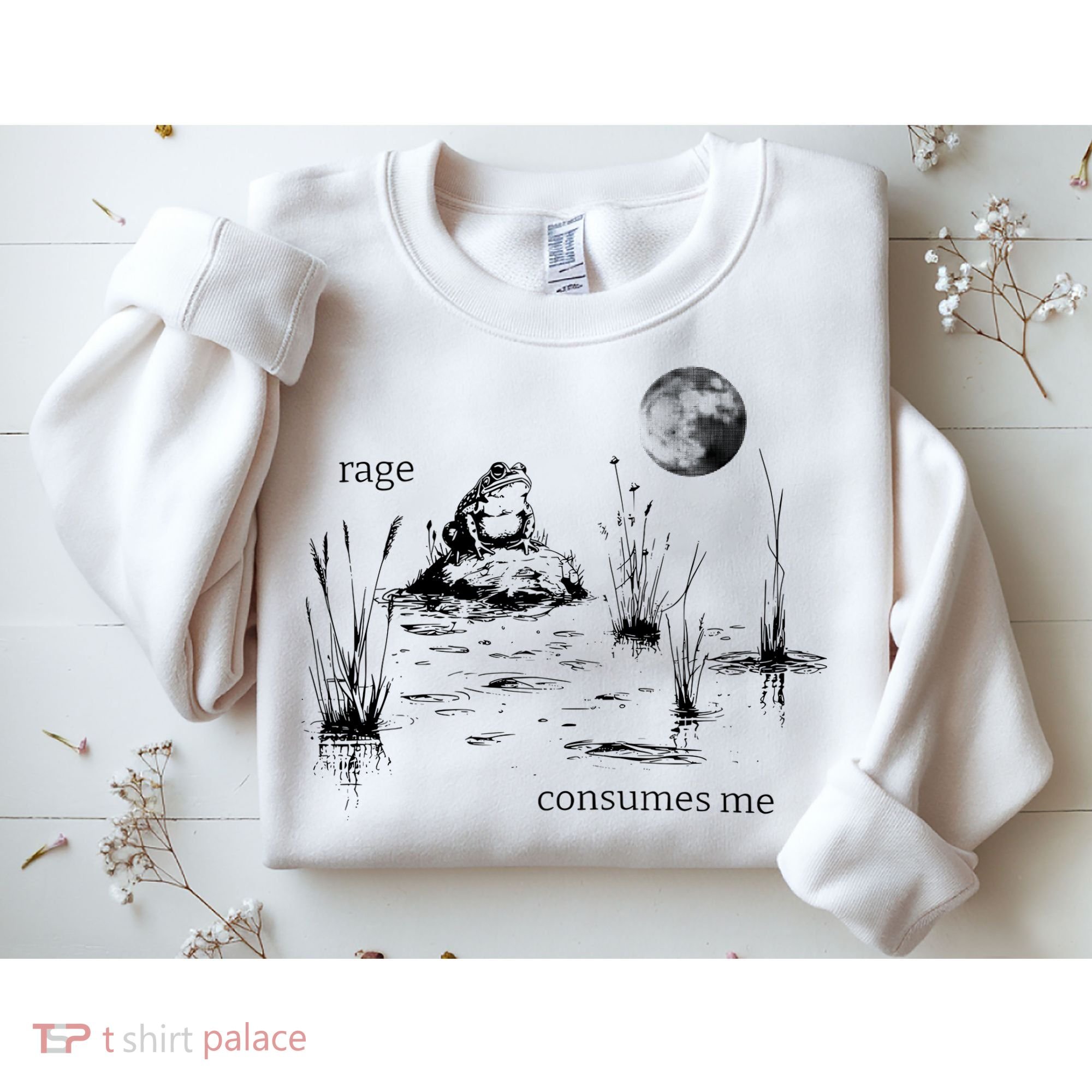 Rage Consumes Me Frog Funny Sweatshirt