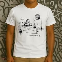 Rage Consumes Me Frog Funny T-Shirt thumb 3