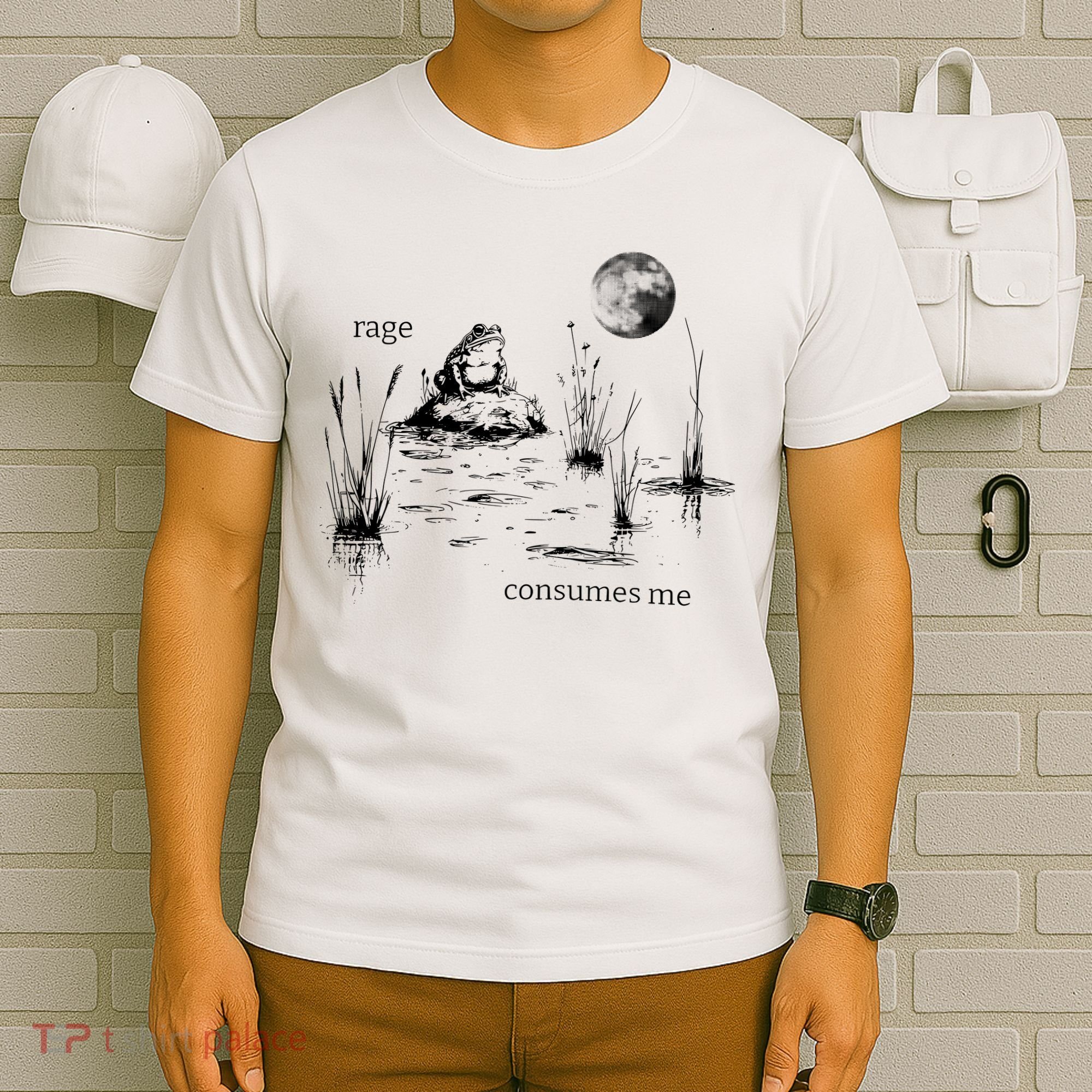 Rage Consumes Me Frog Funny T-Shirt