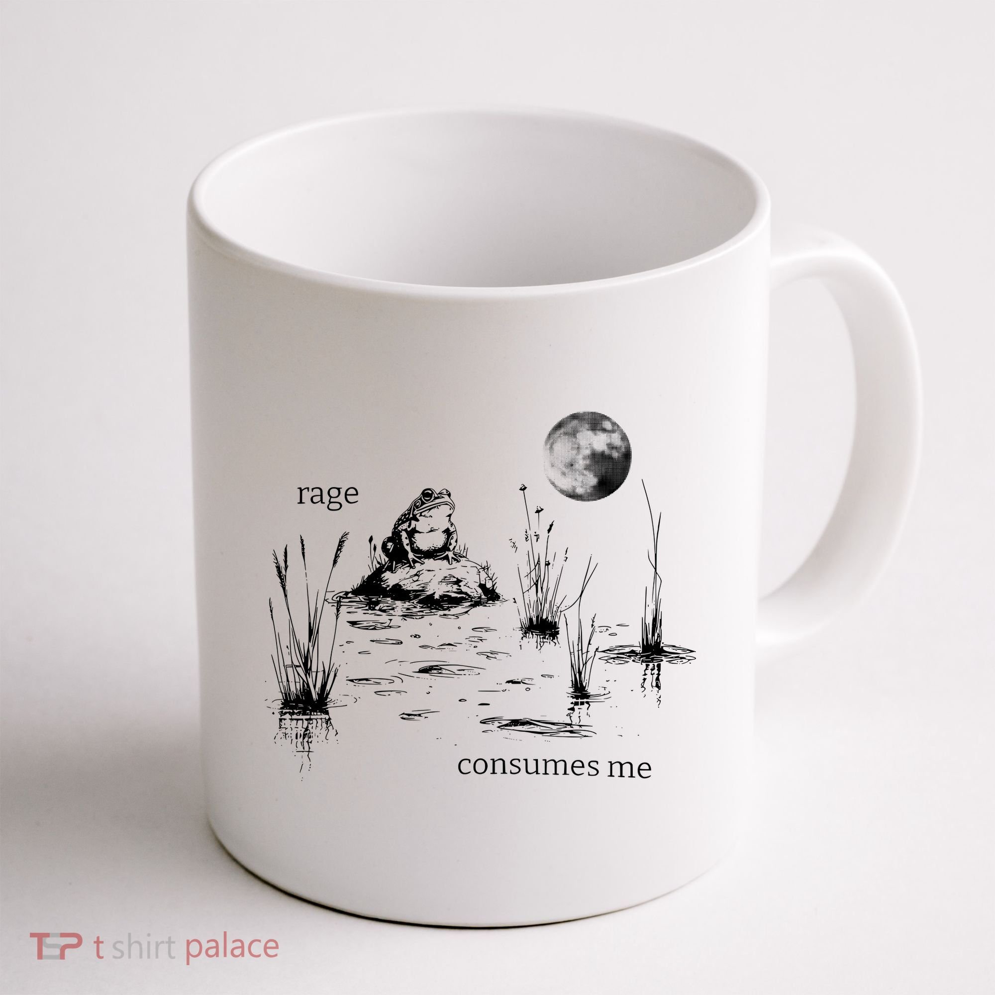 Rage Consumes Me Frog Funny Coffee Mug